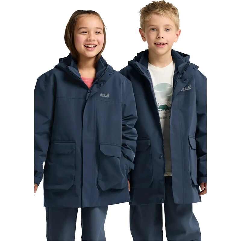 Detská bunda Jack Wolfskin 3IN1 CANVEY KIDS 65586643