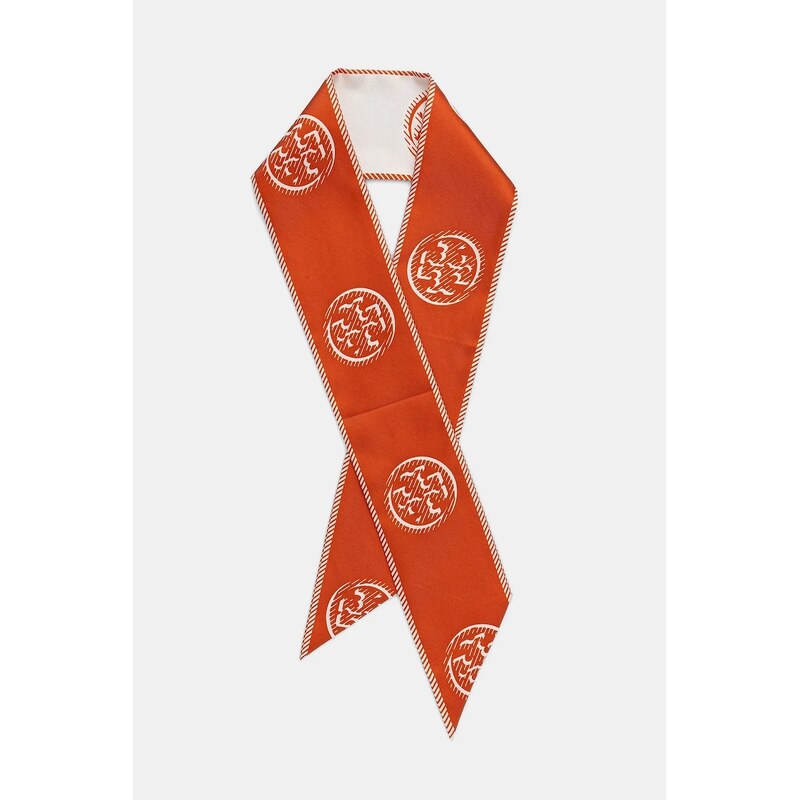 Šatka s hodvábom Tory Burch Medallion 64184461