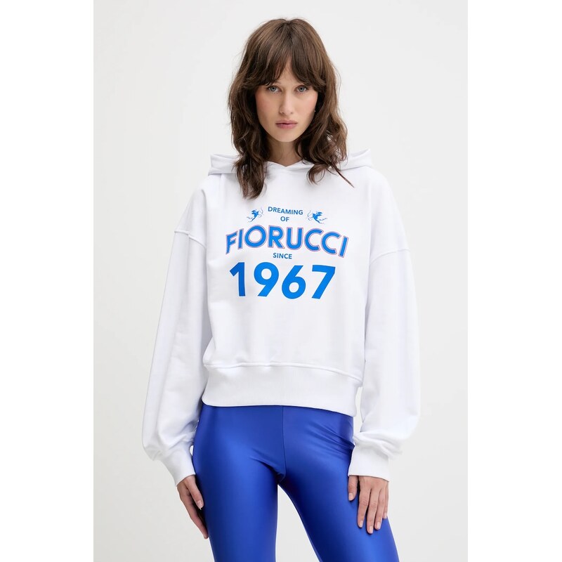 Bavlnená mikina Fiorucci Dreaming 1967 Print Boxy Fit Cropped Hoodie 63608282