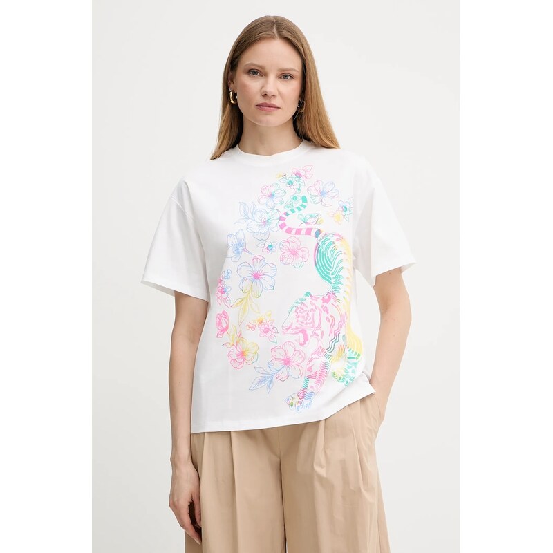 Bavlnené tričko Twinset 63608375