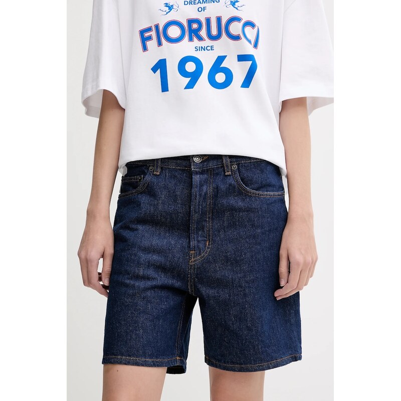 Rifľové krátke nohavice Fiorucci Deep Blue Denim Shorts 63691293