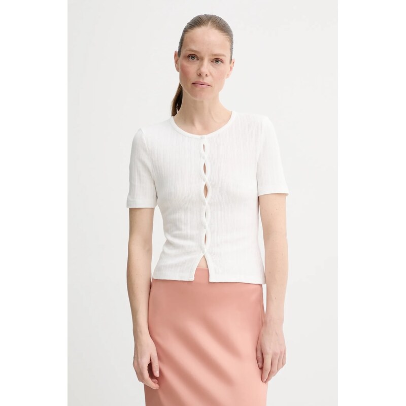 Bavlnené tričko Samsoe Samsoe SAJUNI 63537309