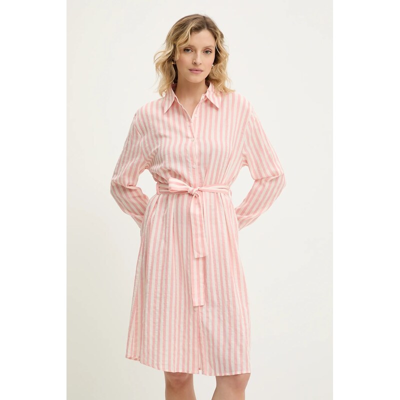 Šaty s prímesou hodvábu Answear.LAB 63761377