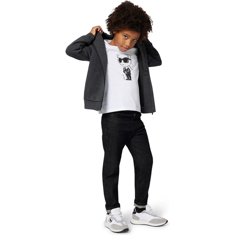 Detské bavlnené tričko Karl Lagerfeld 65773756