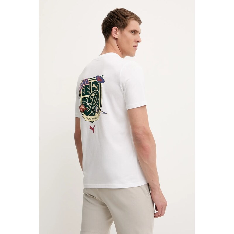 Bavlnené tričko Puma 63608151