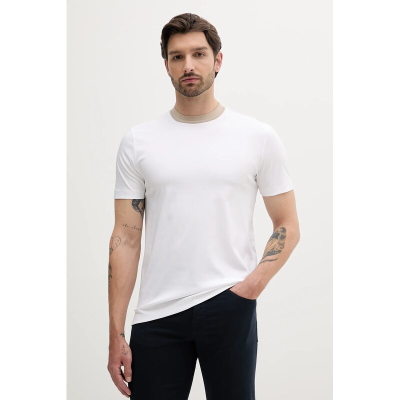 Bavlnené tričko BOSS 63608364