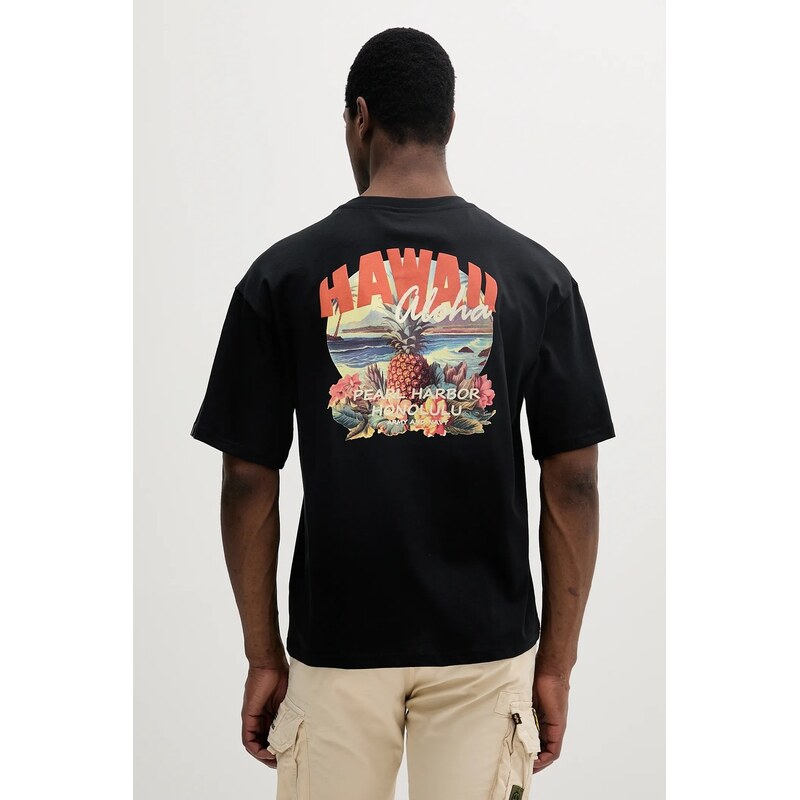 Bavlnené tričko Alpha Industries Hawaii Aloha T BP 63608427