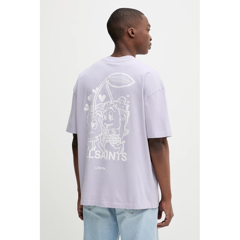 Bavlnené tričko AllSaints BREAKUP 64802649