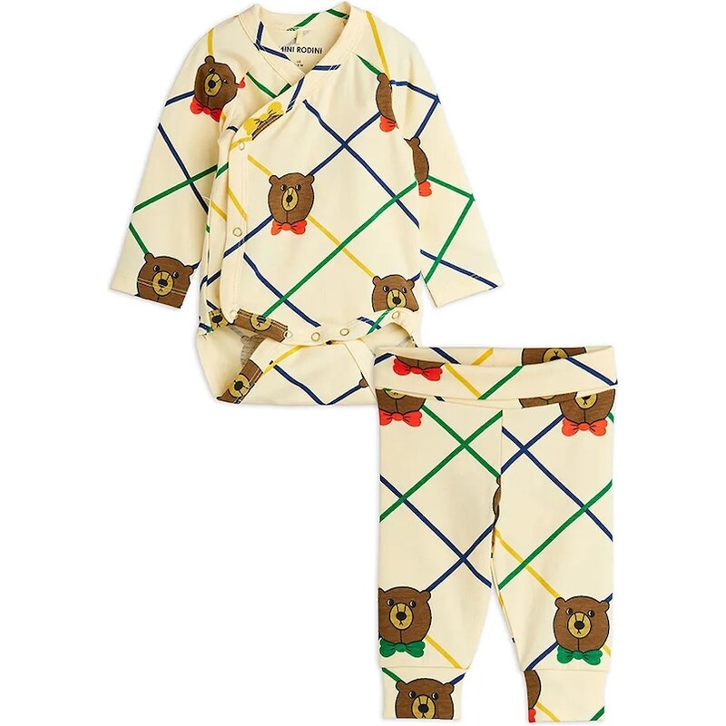 Detská bavlnená súprava Mini Rodini Bear 2-pak 65297502