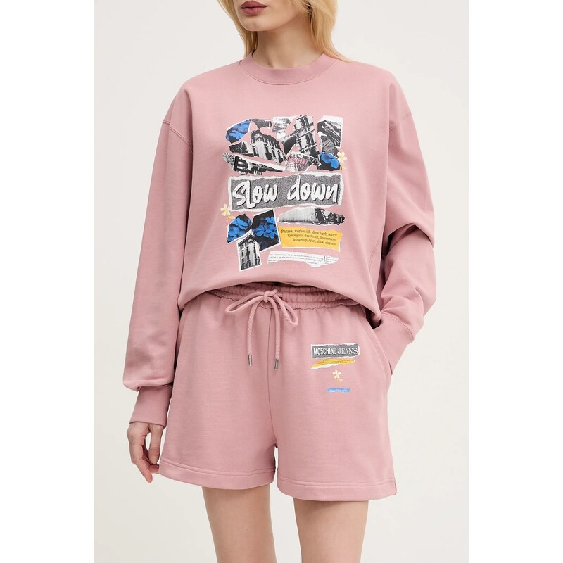 Bavlnené šortky Moschino Jeans 64324725