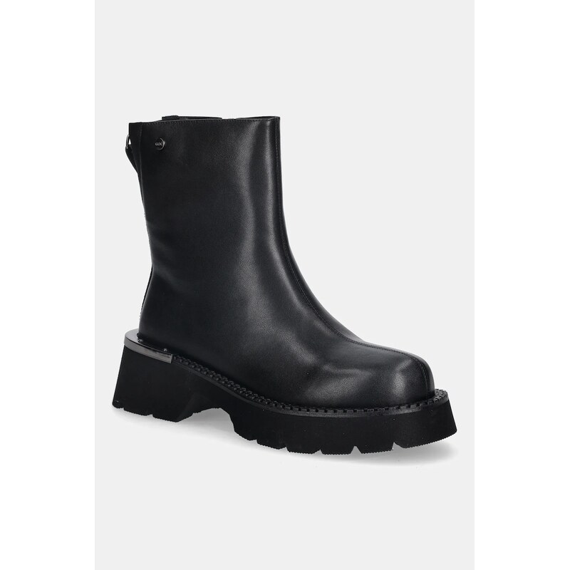 Kožené členkové topánky GOE 65359007