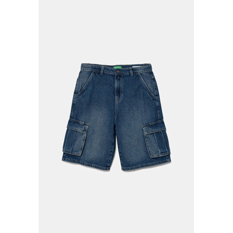 Detské rifľové krátke nohavice United Colors of Benetton 63780165