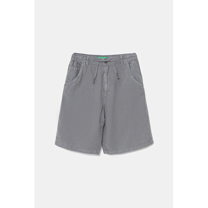 Detské šortky s ľanovou prímesou United Colors of Benetton 63854673