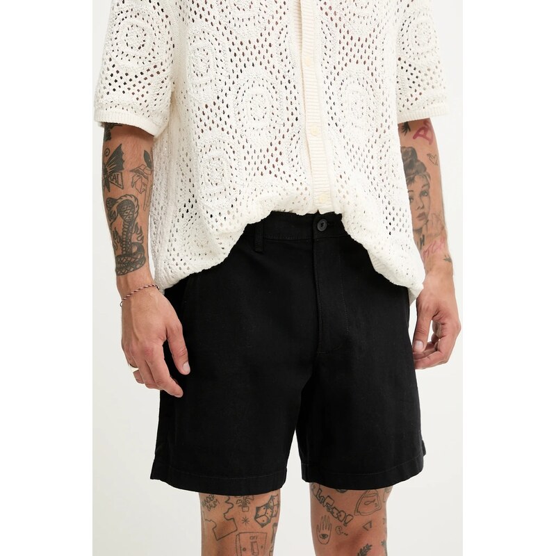 Šortky s prímesou ľanu Hollister Co. 63889394