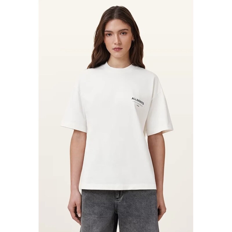 Bavlnené tričko AllSaints 65500733