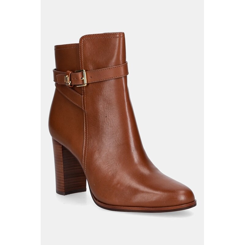 Kožené členkové topánky Lauren Ralph Lauren Brke Bt Hl 2 64007684