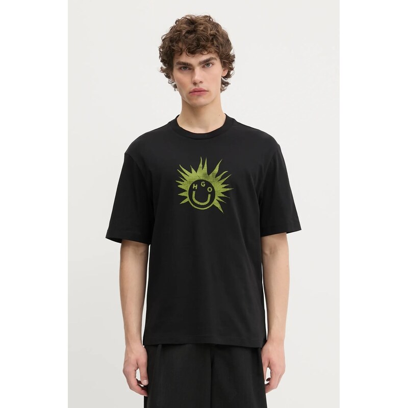 Bavlnené tričko Hugo Blue Nugix 64112695