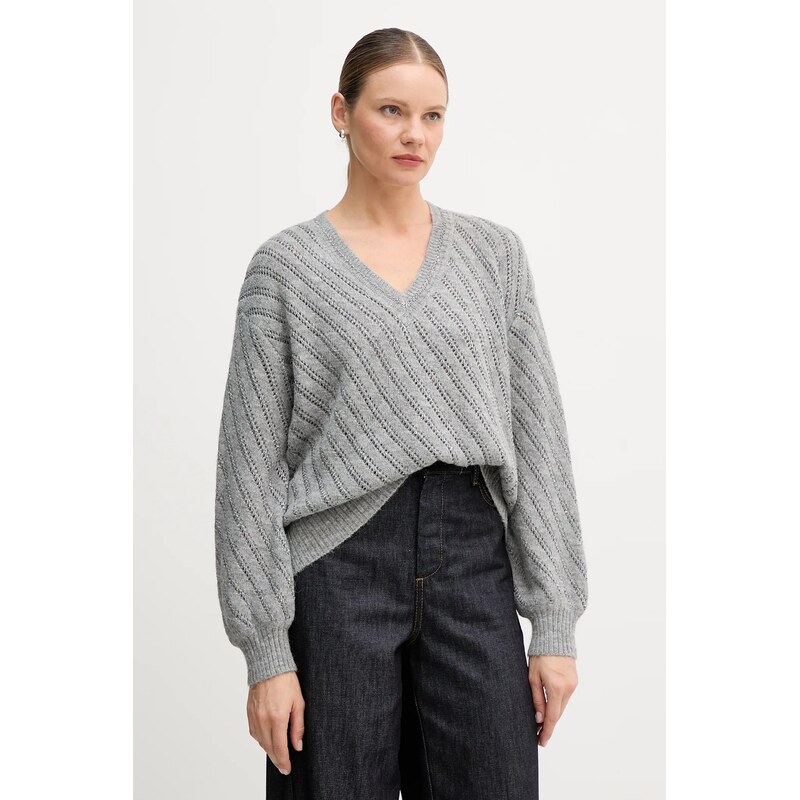 Sveter s prímesou vlny Marc Aurel 66047400