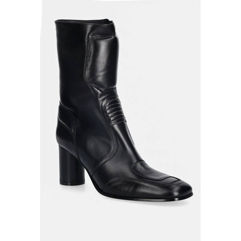 Kožené členkové topánky MM6 Maison Margiela 66047657