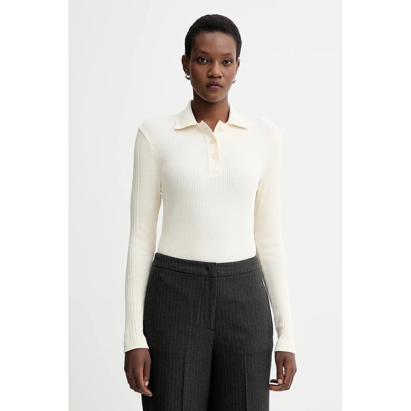 Bavlnené tričko s dlhým rukávom Marc OPolo 66514180