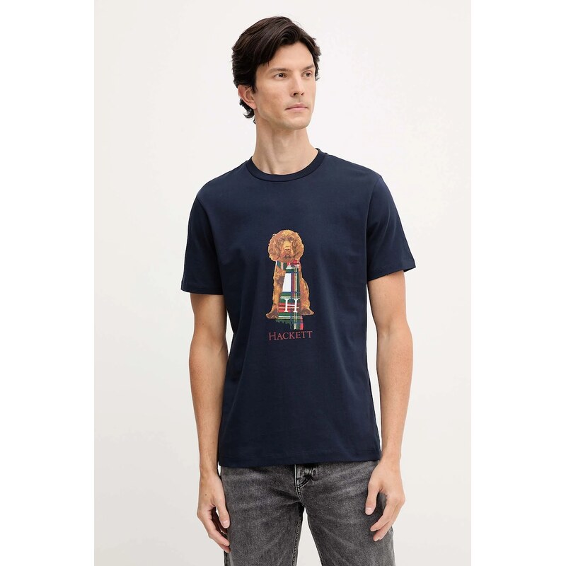 Bavlnené tričko Hackett London 65306050