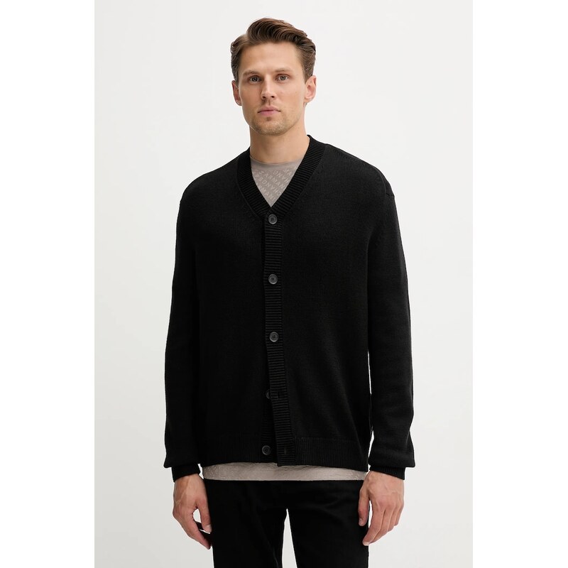 Kardigán s prímesou vlny Armani Exchange 64795387