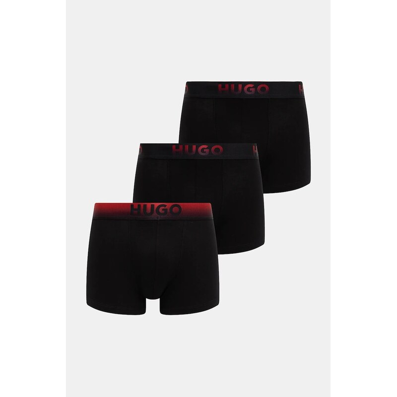 Boxerky HUGO 3-pak TRUNK TRIPLET SPRAY 65485961