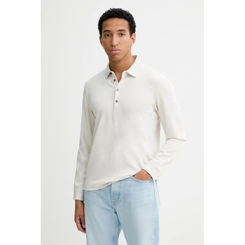 Tričko s dlhým rukávom s prímesou vlny Calvin Klein 66047651