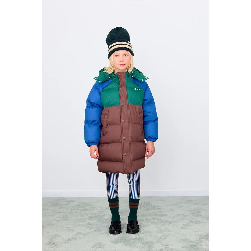Detská bunda Tinycottons COLOR BLOCK PADDED JACKET 65278265