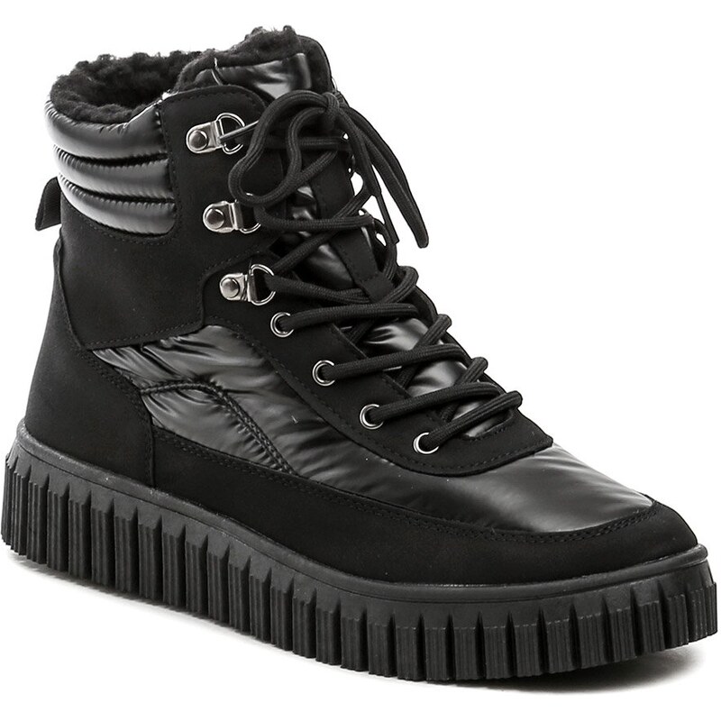 Scandi 263-0079-A1 čierne dámske zimné topánky 66047925