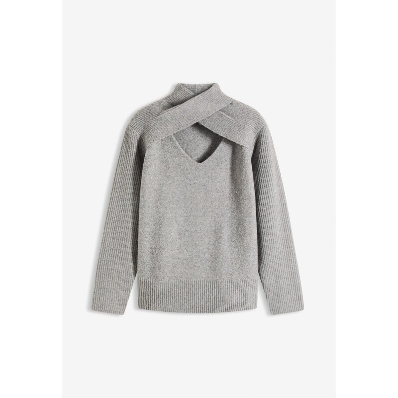 bonprix Pulóver, farba šedá 66048103