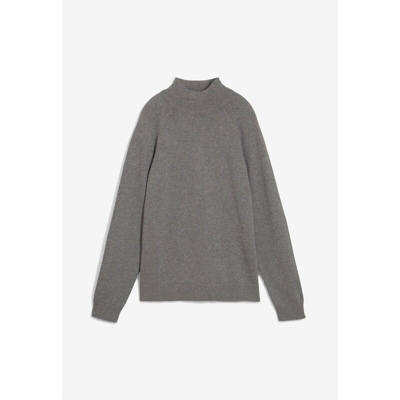 bonprix Rolák z čistej bavlny, farba šedá 66048117