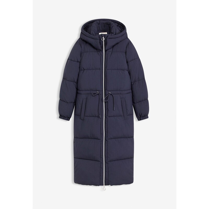 bonprix Prešívaný kabát, odpudzuje vodu, farba modrá 66048160