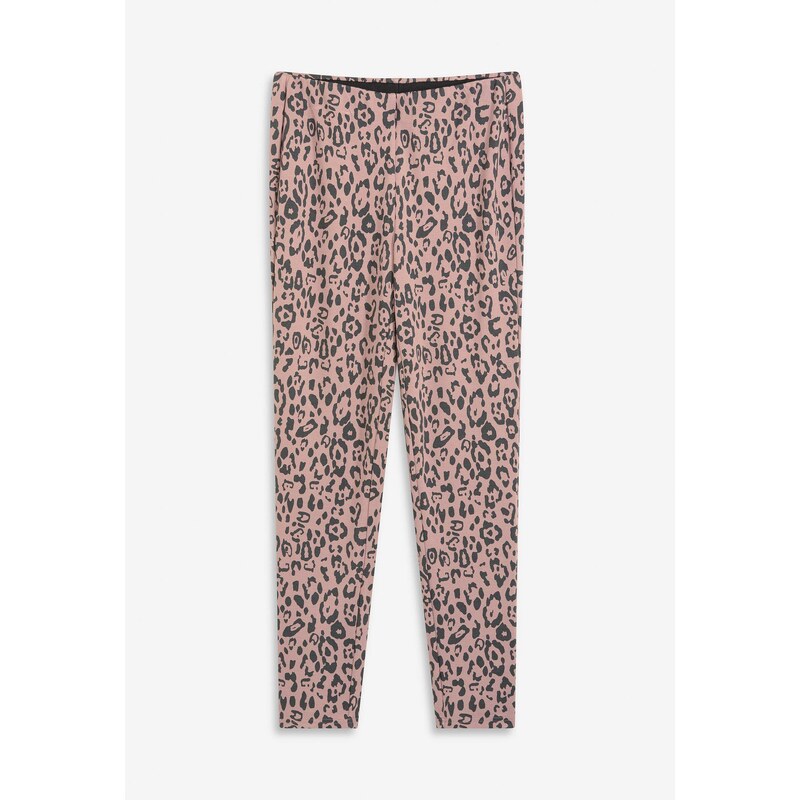 bonprix Viskózové nohavice bez zapínania, z Punto di Rom, farba hnedá 66048189