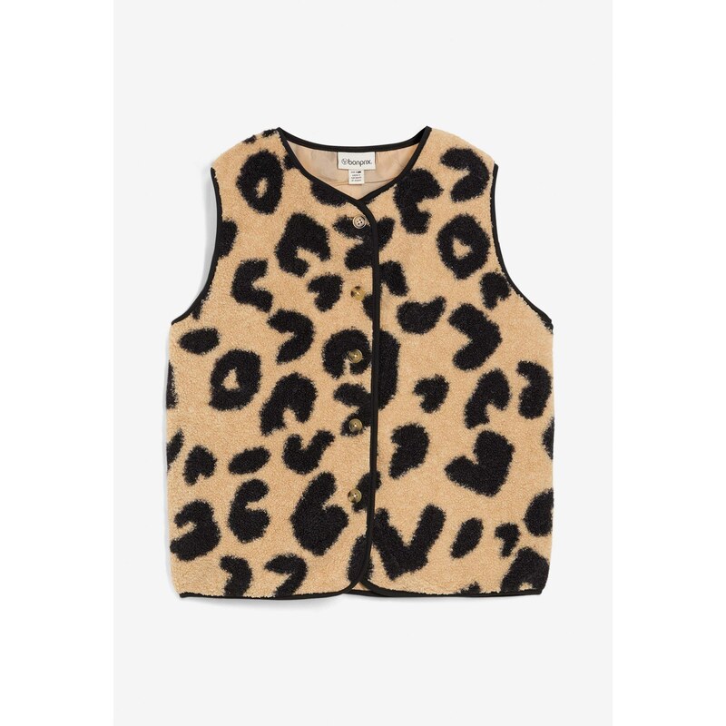 bonprix Vesta, imitácia kožušiny, farba béžová 66048292