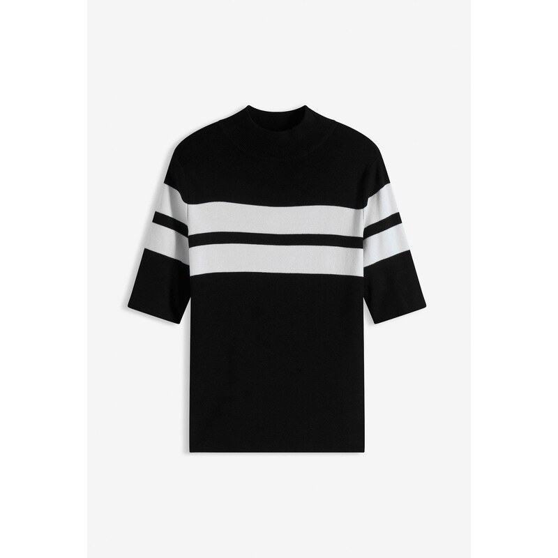 bonprix Jemne pletený pulóver, farba čierna 66048335