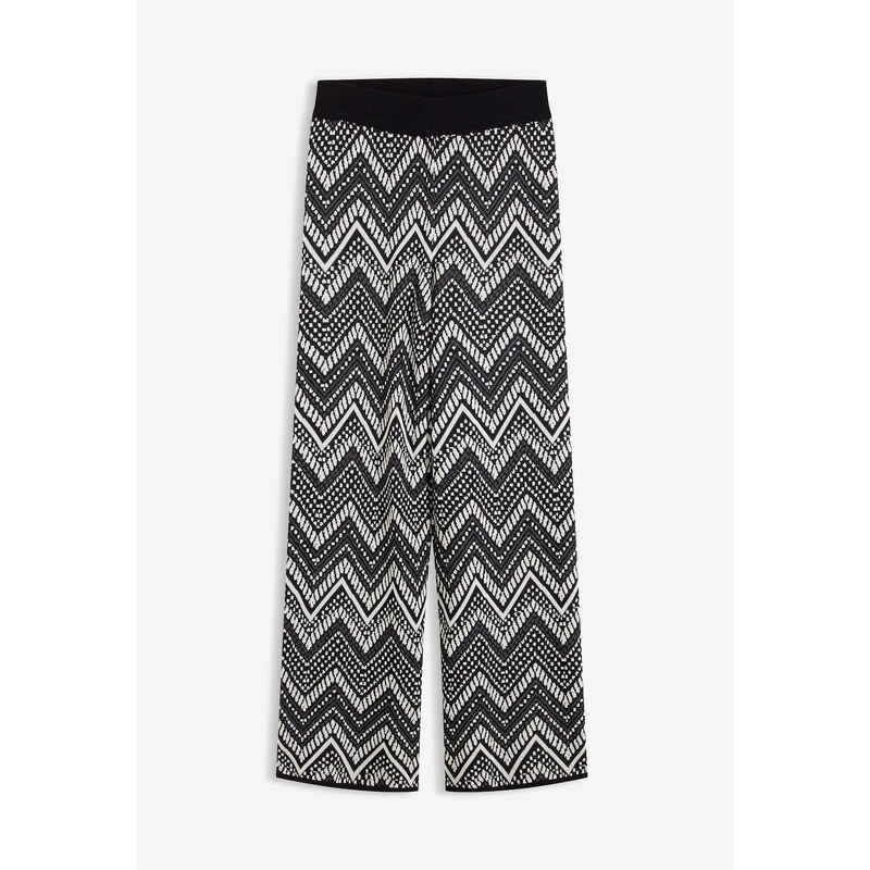 bonprix Pletené nohavice, farba čierna 66048338