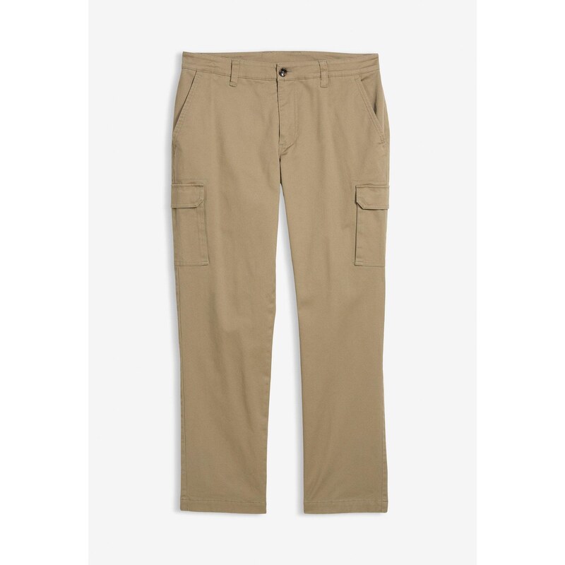 bonprix Thermo kapsáčové nohavice Regular Fit Straight, farba zelená 66048481