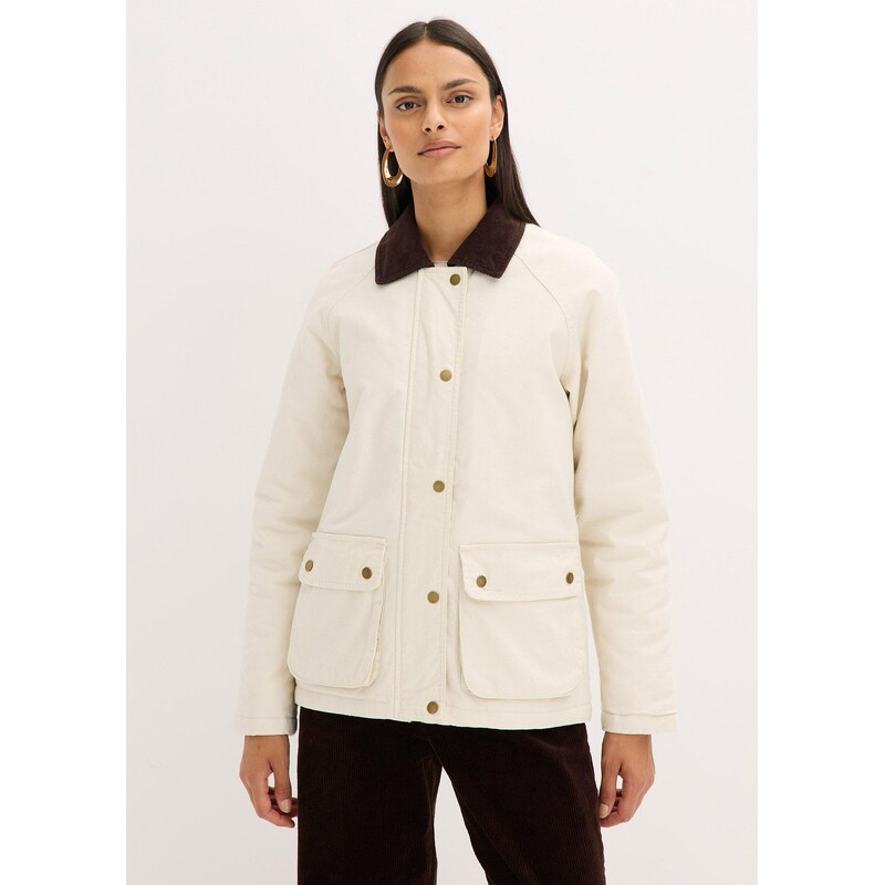 bonprix Twillová bunda, farba béžová 66048158