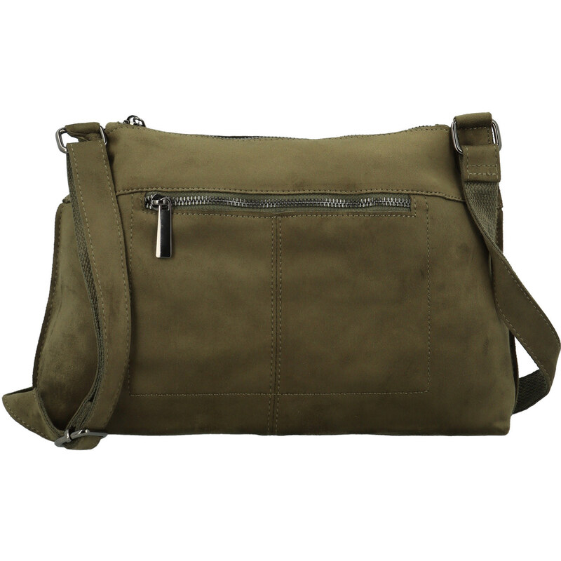 Dámska crossbody kabelka tmavo zelená - Paolo bags Talitha zelená 66048621