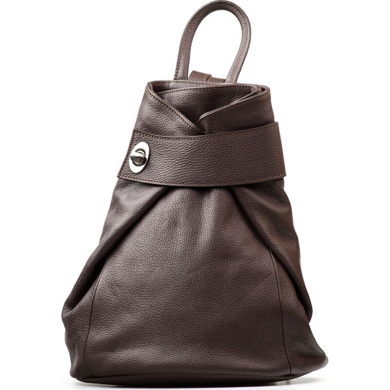 Blaire Kožený batôžtek Alma tmavo hnedý 66048734