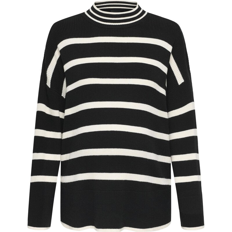 Only Maternity Sveter IBI čierna / biela 66068588