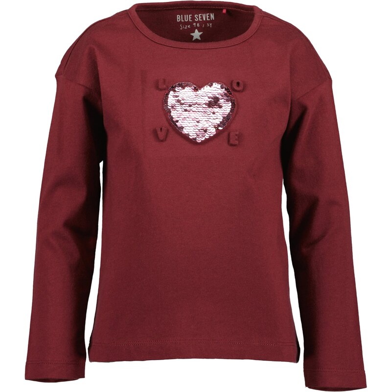 BLUE SEVEN Tričko svetlofialová / tmavočervená 66050635