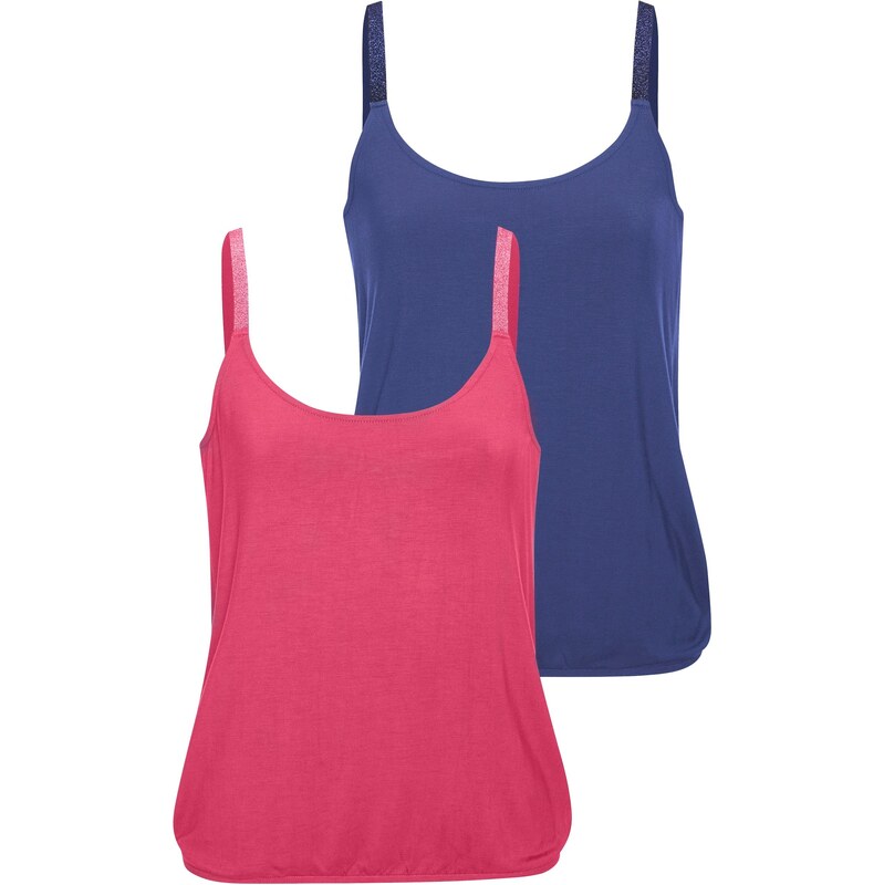 VIVANCE Top námornícka modrá / svetloružová 66050700