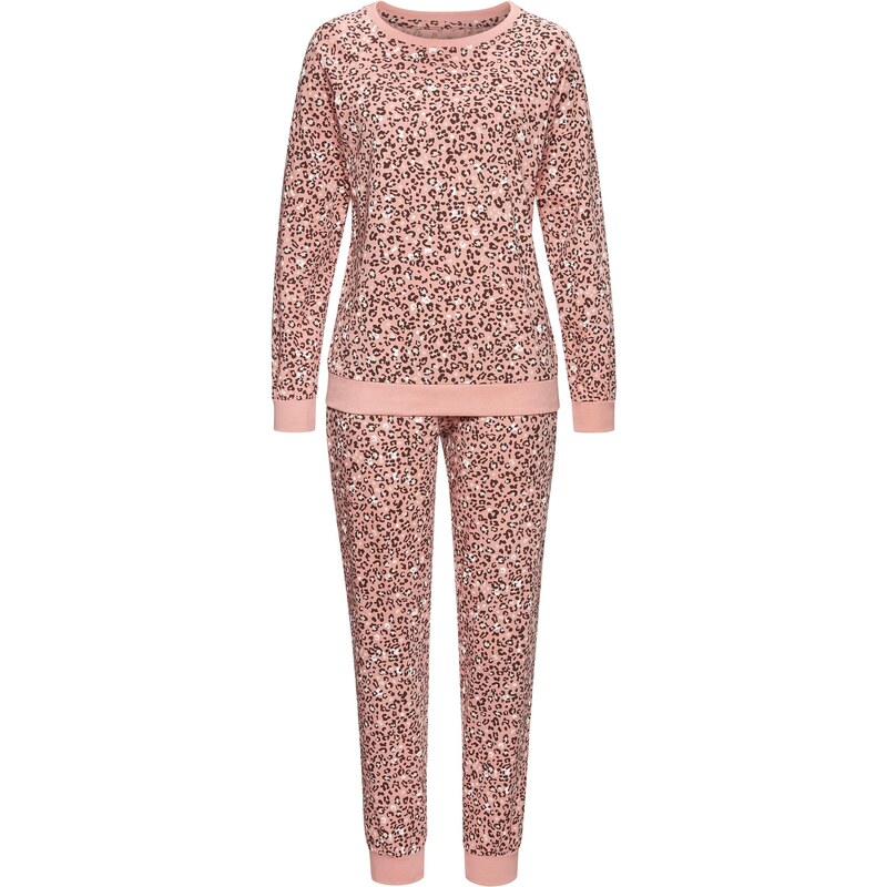 VIVANCE Pyžamo Dreams ružová / čierna / biela 66050737