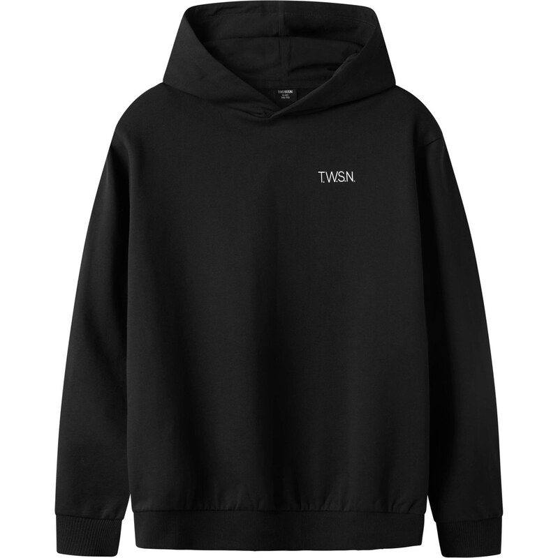 TWO SOON Mikina čierna / biela 66068872