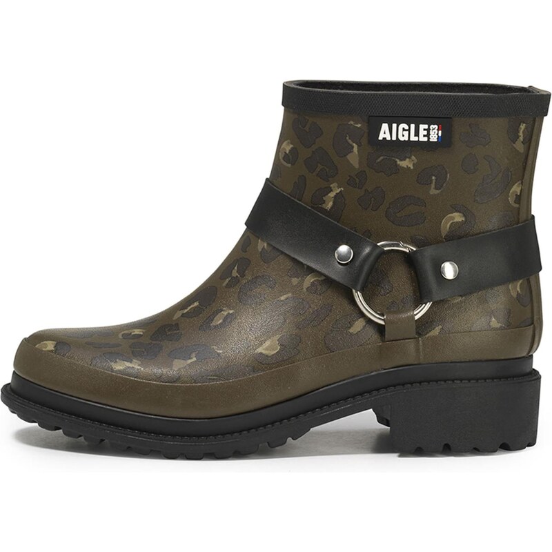 AIGLE Gumáky Macadames kaki / olivová / čierna 66051000