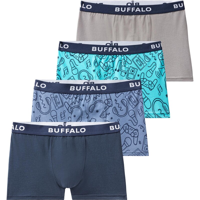 BUFFALO Nohavičky námornícka modrá / svetlomodrá / sivá / čierna 66051034