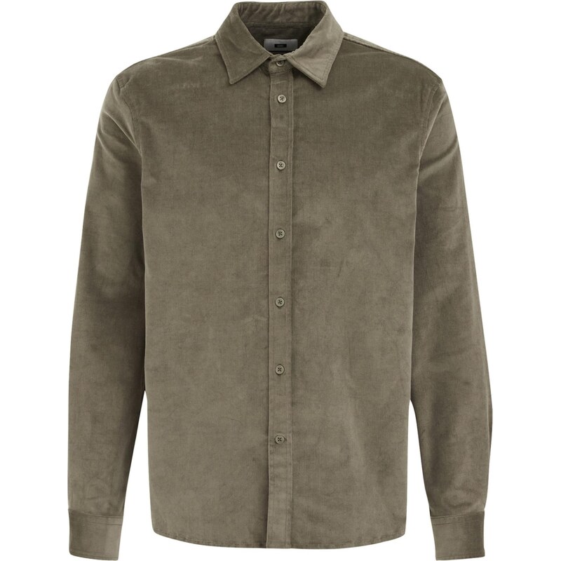 WE Fashion Košeľa olivová 66051071