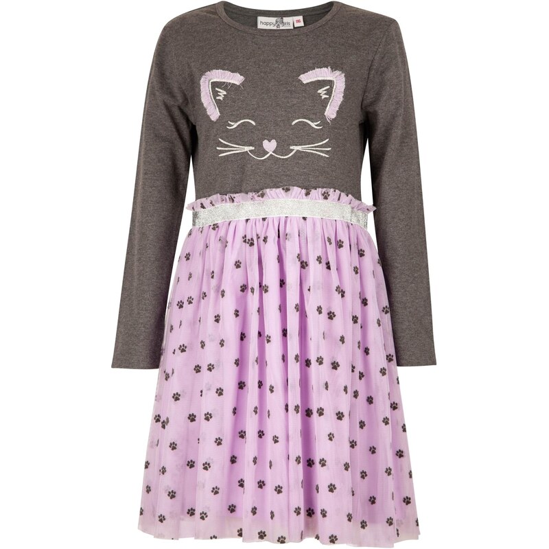happy girls Šaty antracitová / ružová 66052007